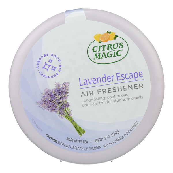 Citrus Magic Odor Absorber - Solid Lavender - Case of 6 - 8 Ounce