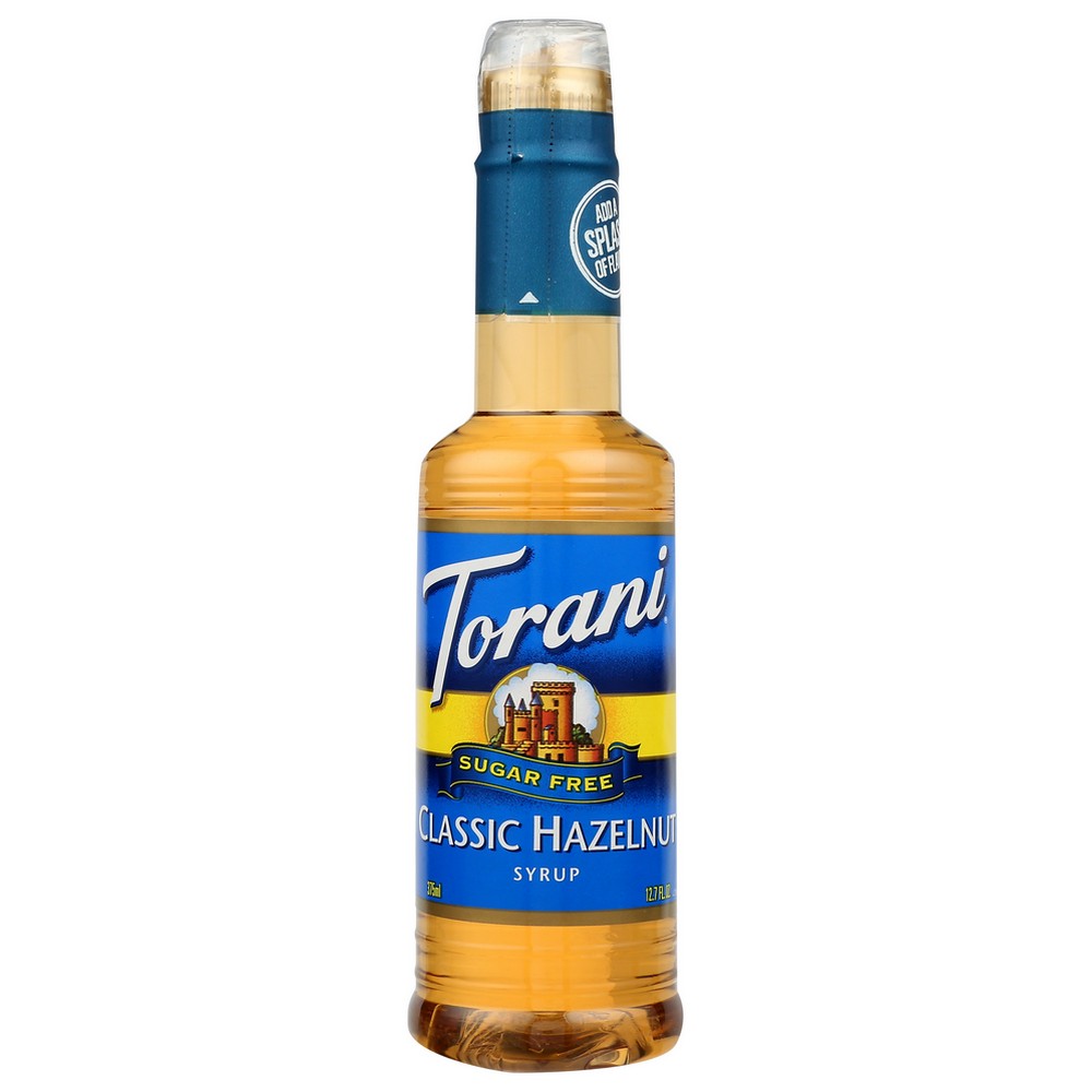 Torani Syrup Sf Hzlnut - 13 Fluid Ounce,  Case of 4