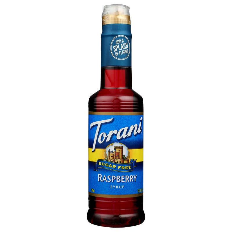 Torani Syrup Sf Raspberry - 13 Fluid Ounce, Case of 4