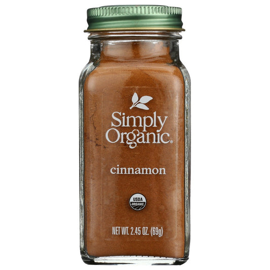 Simply Organicanic® 18513, Simply Organicanic Cinnamonamon Ground, 2.45 Oz.,  Case of 6