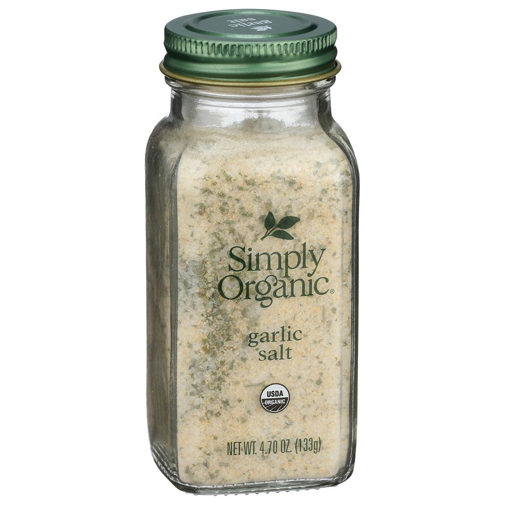 Simply Organicanic® 18517, Simply Organicanic Garlic Salt, Organicanic, 4.7 Oz.,  Case of 6