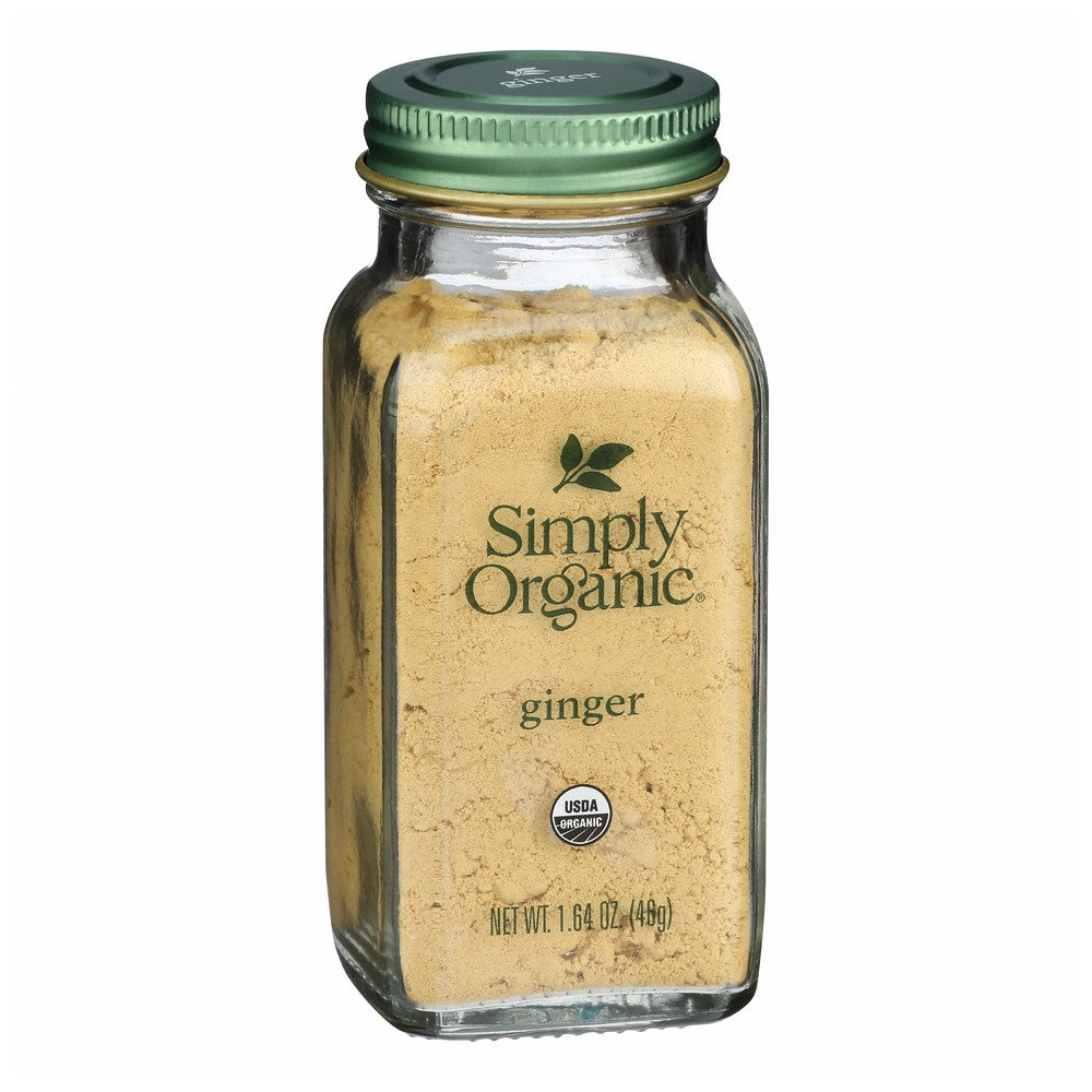 Simply Organicanic® 18518, Simply Organicanic Ground Ginger Root, Organicanic, 1.64 Oz.,  Case of 6