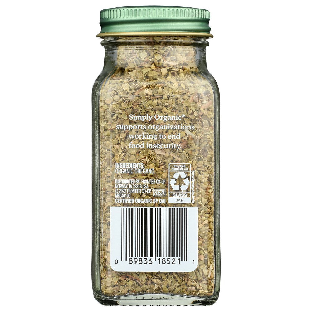 Simply Organicanic® 18521, Simply Organicanic Oregano, 0.75 Oz.,  Case of 6