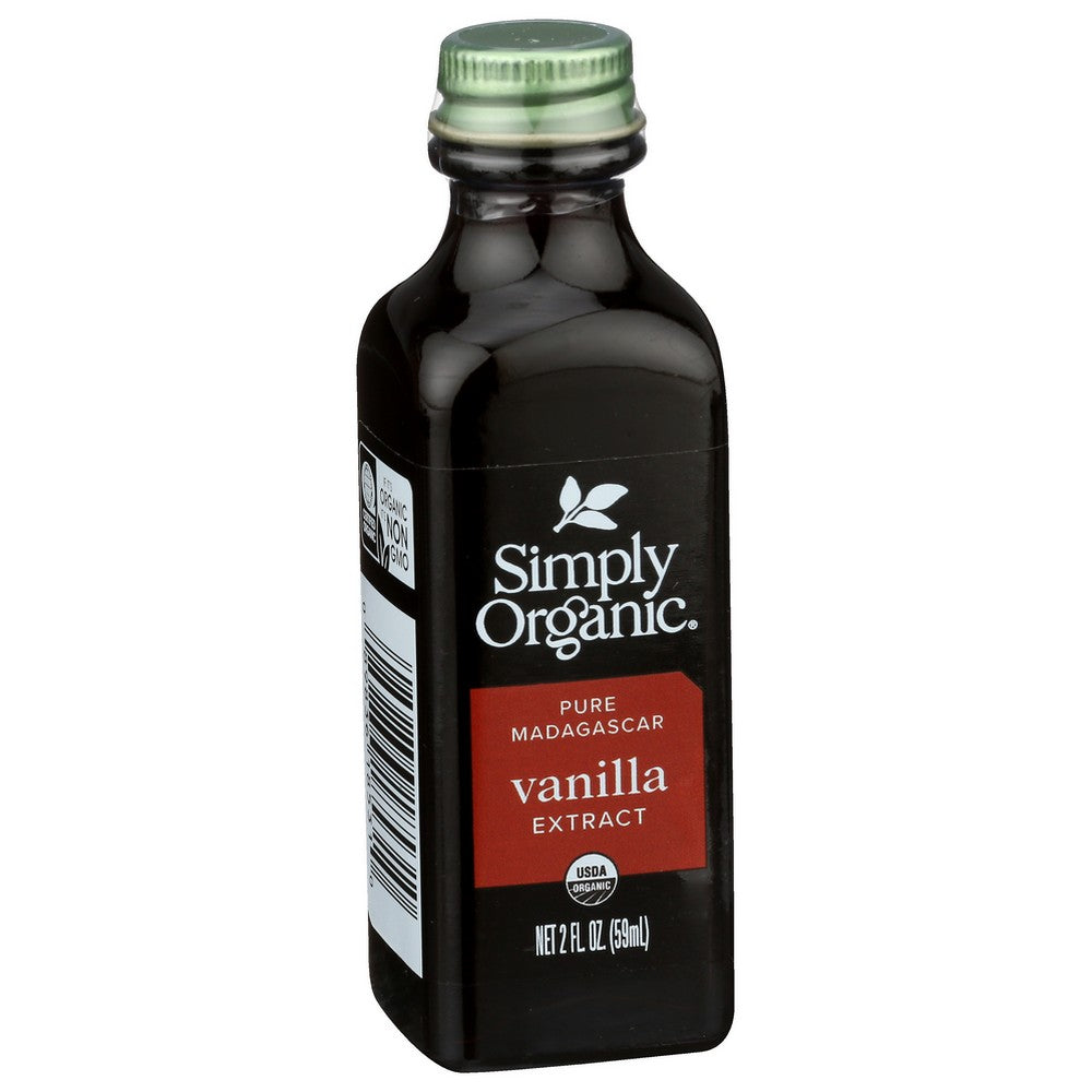 Simply Organicanic® 18531, Simply Organicanic Extract, Vanilla, 2 Fl. Oz.,  Case of 6