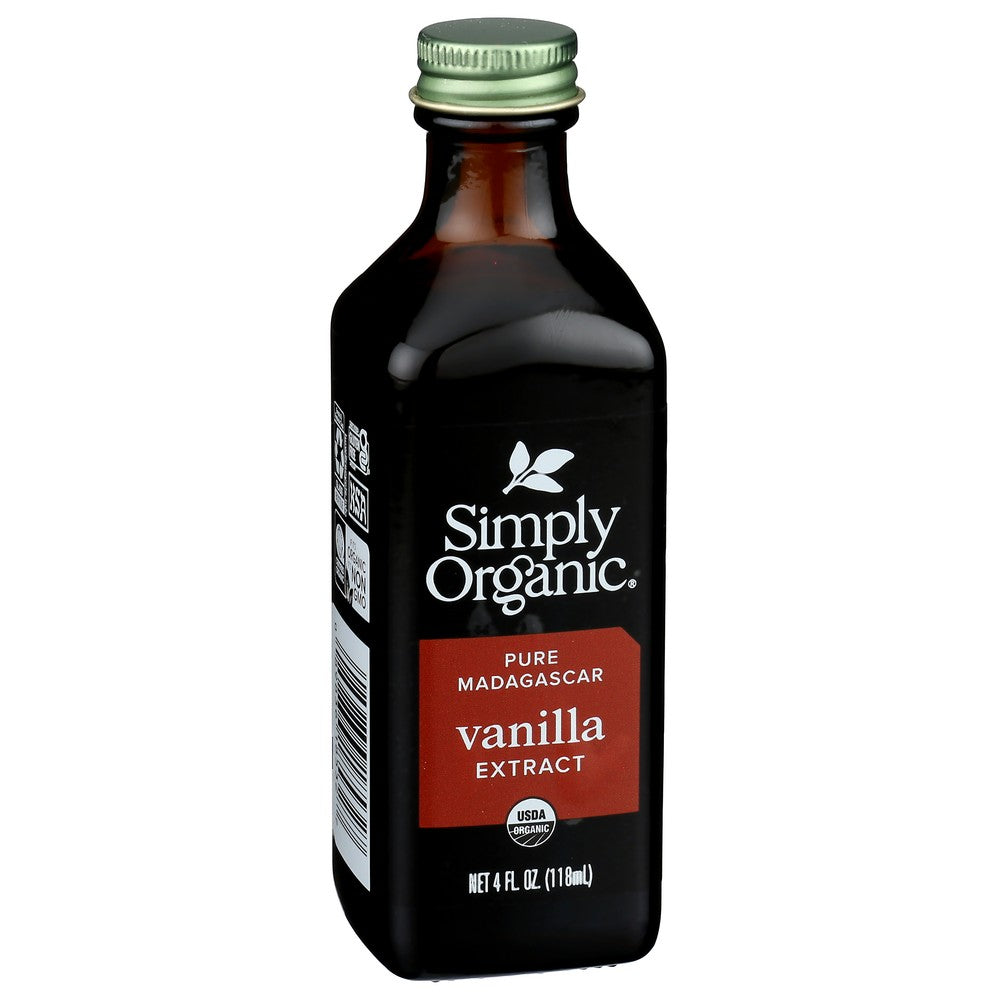 Simply Organicanic® 18532, Simply Organicanic Extract, Vanilla, 4 Fl. Oz.,  Case of 6