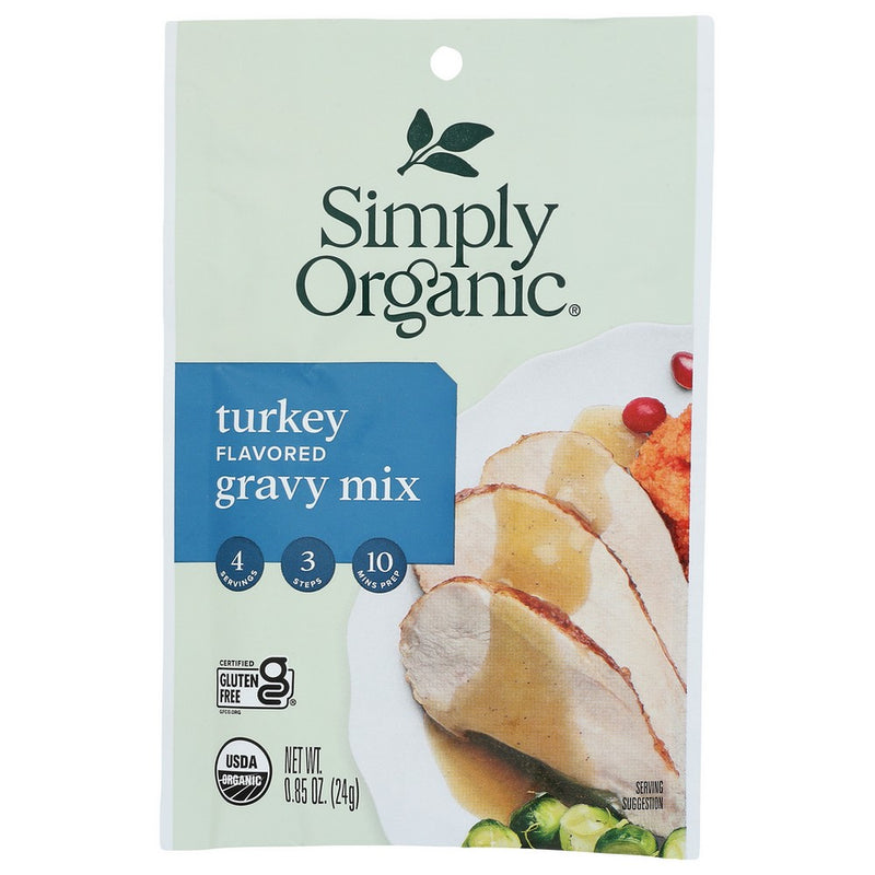 Simply Organic Mix Gravy Roasted Turkey - 1 Ounce, Case of 12