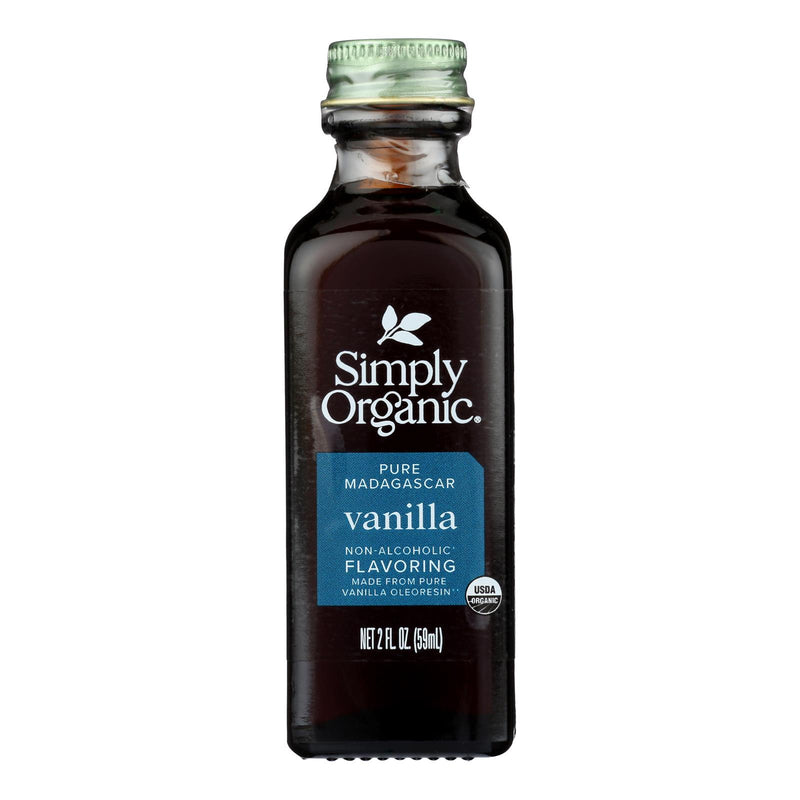 Simply Organic Vanilla Flavoring - Organic - 2 Ounce - Case of 6