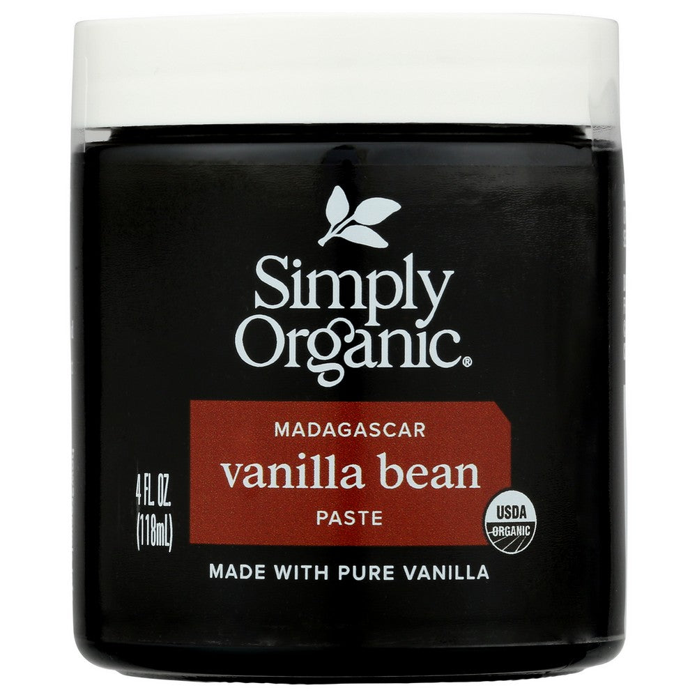 Simply Organicanic® ,  Madagascar Vanilla Bean Paste 4 Fluid Ounce,  Case of 6