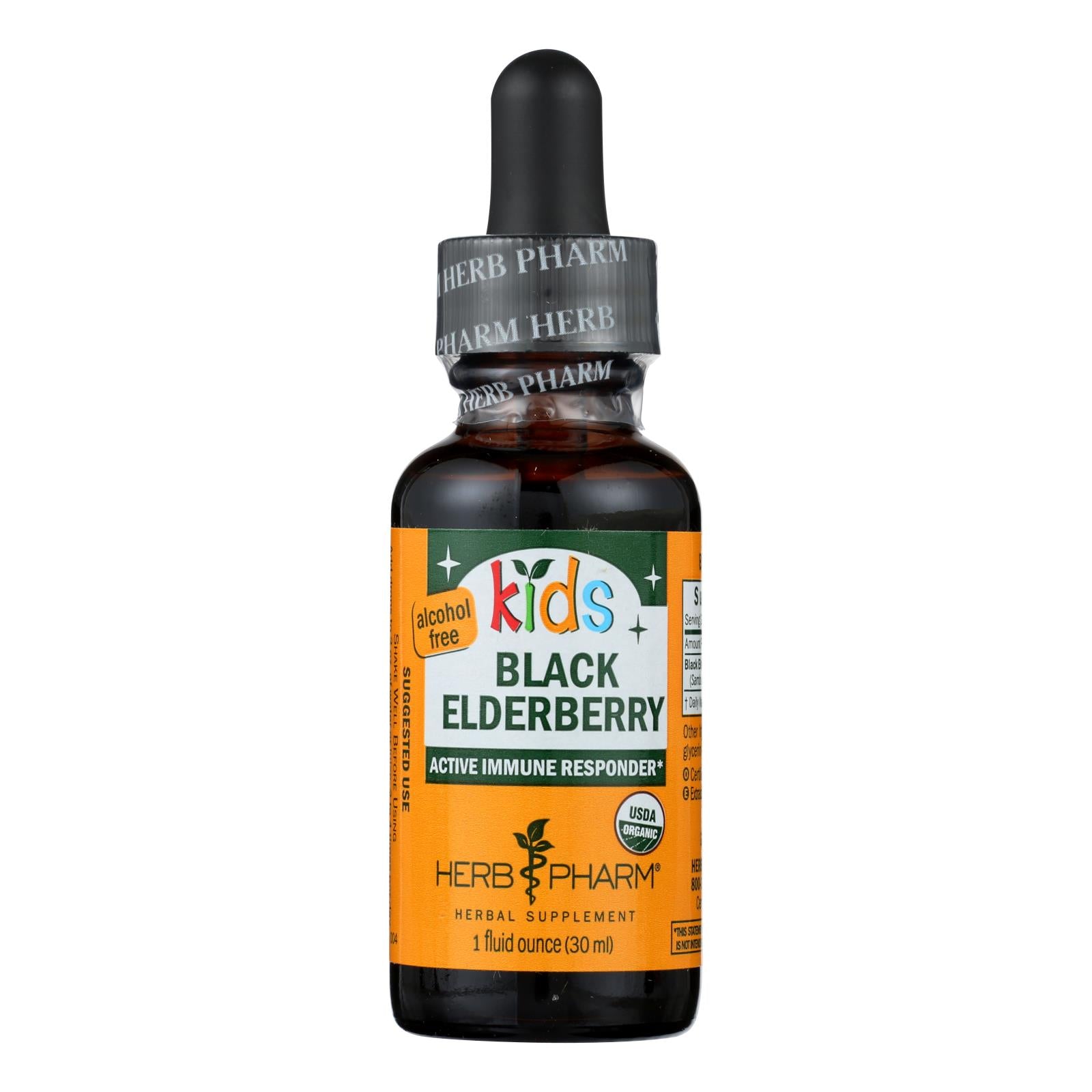 Herb Pharm - Kids Black Eldbry Glcry - 1 Each-1 Fluid Ounce