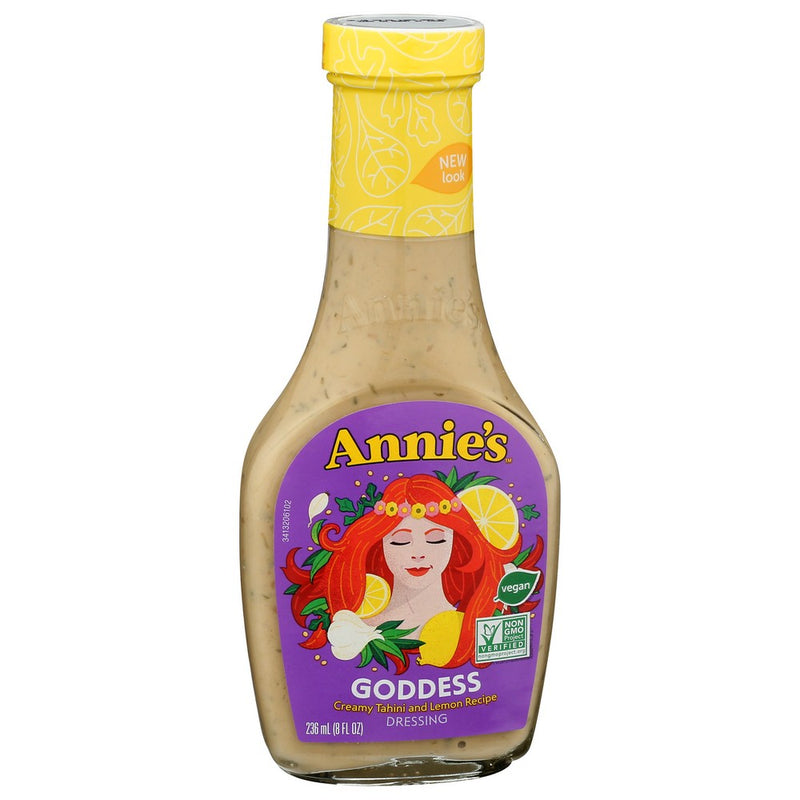 Annies Homegrown Drssng Natural Goddess - 8 Ounce, Case of 6