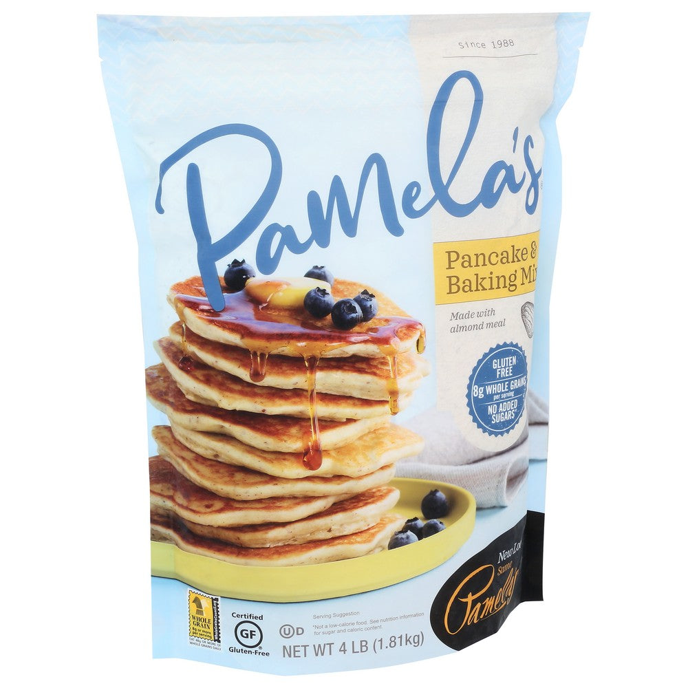 Pamela's® 30410, Baking & Pancake Mix Pancake & Baking Mix 4 Pound,  Case of 3