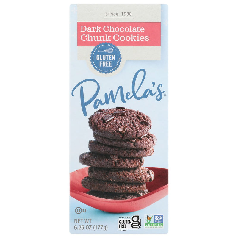 Pamelas Cookie Drk Chocolate Choc Chnk - 5 Ounce, Case of 6