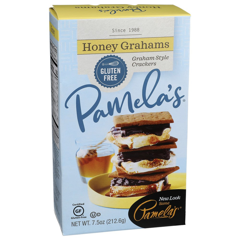 Pamela's 62001, Pamela’S Products Graham Crackers, Honey, 7.5 Oz.,  Case of 6