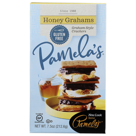 Pamela's 62001, Pamela’S Products Graham Crackers, Honey, 7.5 Oz.,  Case of 6