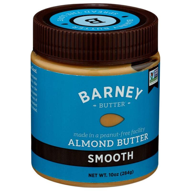 Barney Butter Nut Butter Almnd Smooth - 10 Ounce, Case of 6