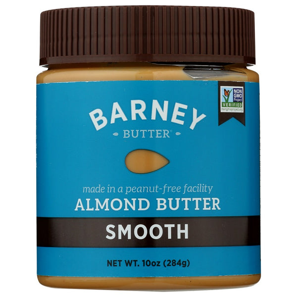 Barney Butter Nut Butter Almnd Smooth - 10 Ounce, Case of 6