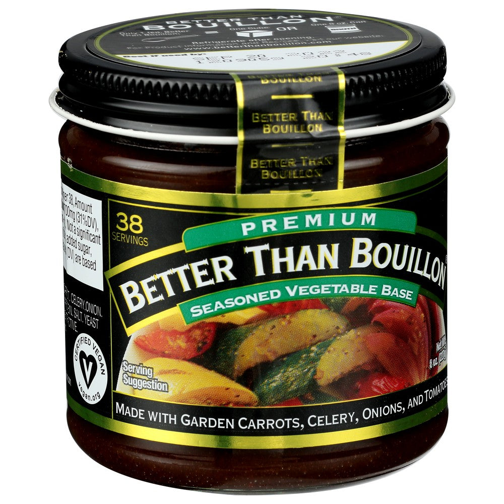 Better Than Bouillon® 600021, Seasoned Vegetable Bouillon Base 8 Ounce,  Case of 6