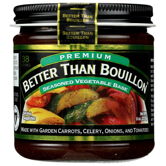 Better Than Bouillon® 600021, Seasoned Vegetable Bouillon Base 8 Ounce,  Case of 6