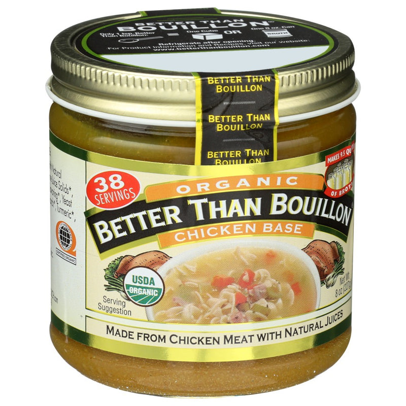 Better Than Bouillon Base Chicken Organic - 8 Ounce, Case of 6