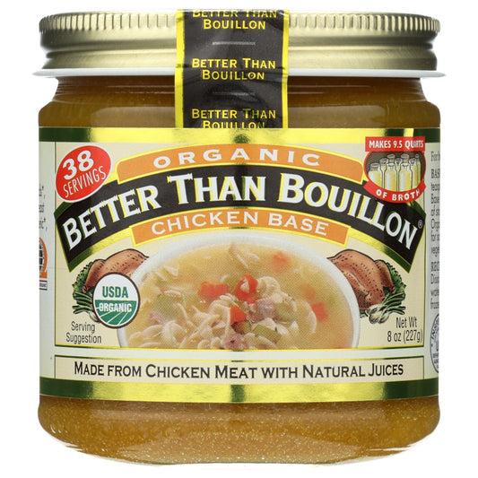 Better Than Bouillon® 690003, Better Than Bouillon Organicanic Chicken Base, 8 Oz. Jar,  Case of 6