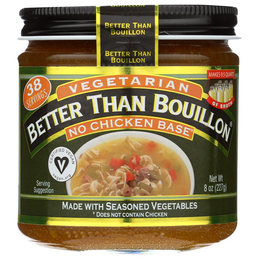 Better Than Bouillon® 600028, Better Than Bouillon, No Chicken Vegetarian, 8 Oz. Jar,  Case of 6