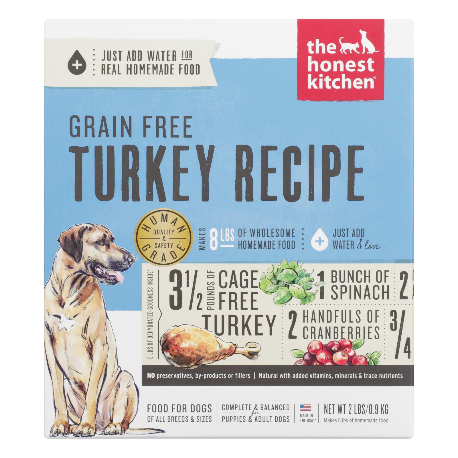 The Honest Kitchen Embark - Grain Free Turkey Dog Food - Case of 6 - 2 lb.