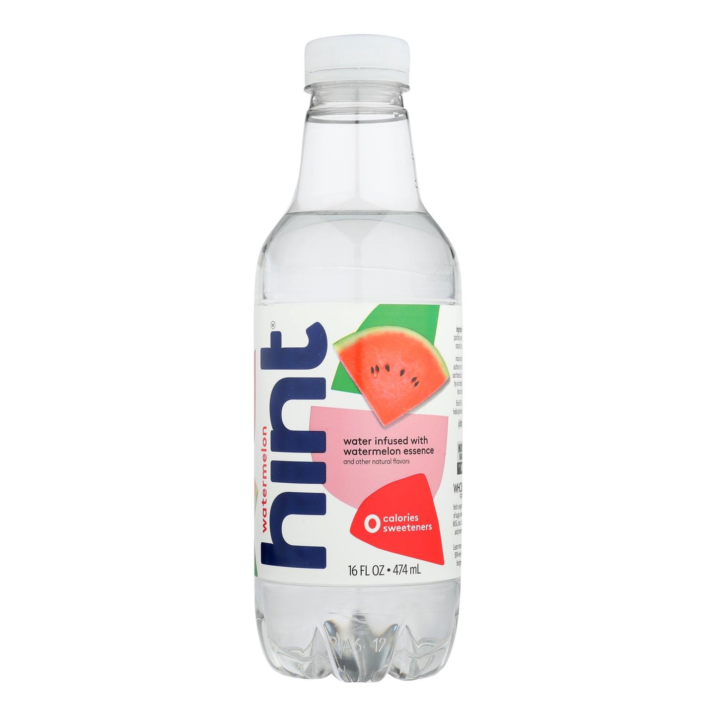 Hint Watermelon Water - Watermelon - Case of 12 - 16 Fl Ounce.