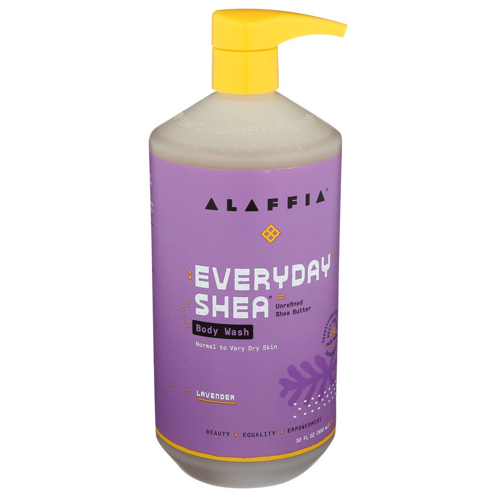 Alaffia® C506, Lavender Everday Shea Body Wash 32 Fluid Ounce,  Case of 1