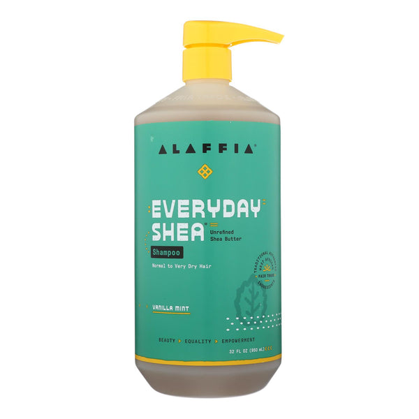 Alaffia - Shampoo - Vanilla Mint - 32 Ounce.