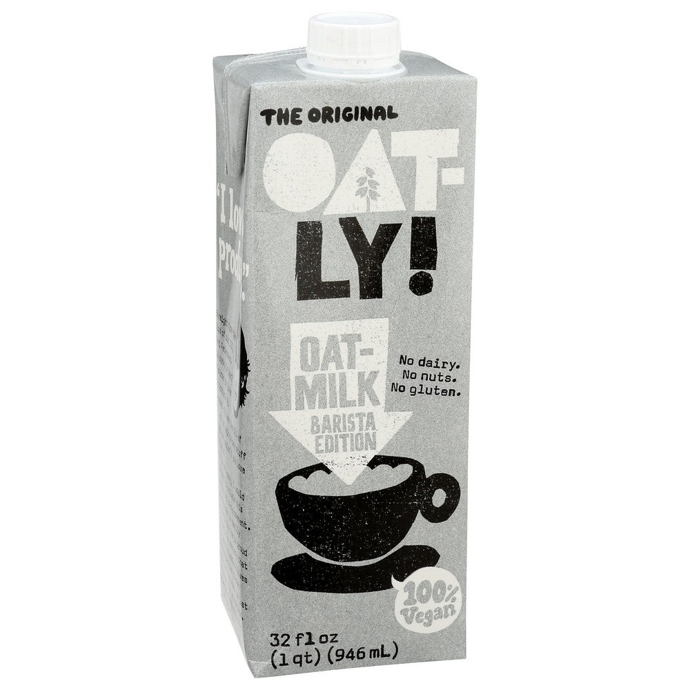 Oatly Oatmilk Barista  Ambient - 32 Fluid Ounce,  Case of 6