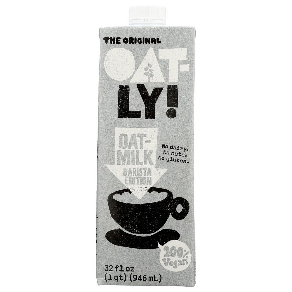 Oatly Oatmilk Barista  Ambient - 32 Fluid Ounce,  Case of 6