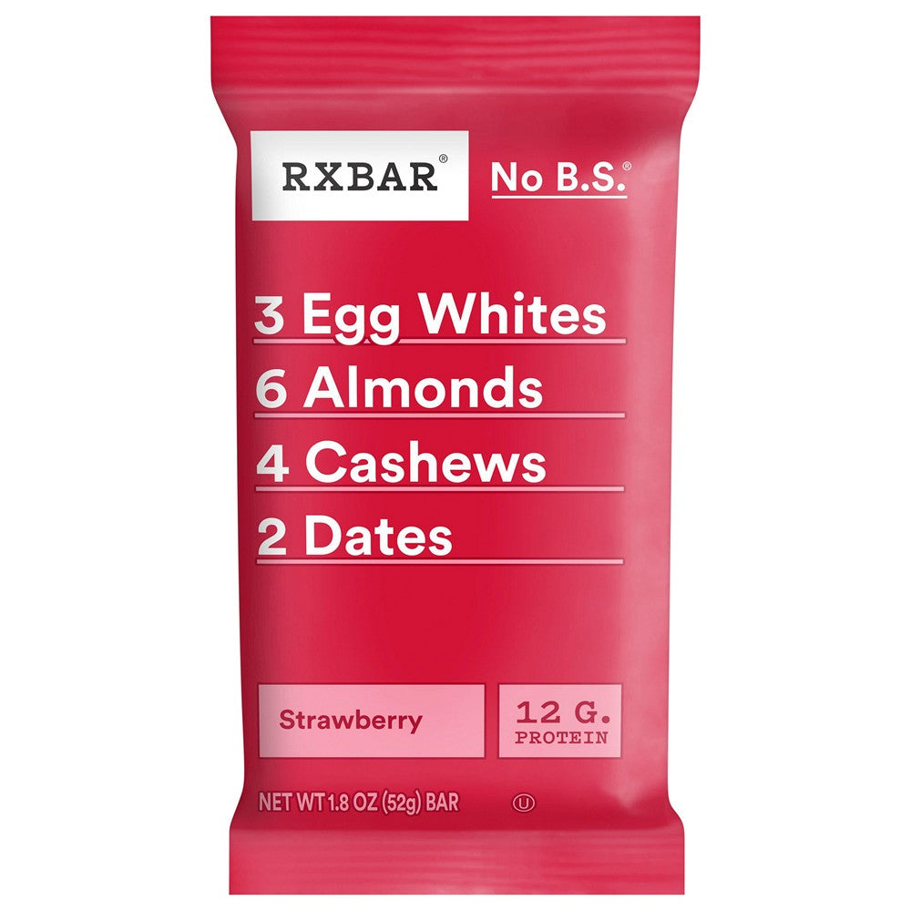 Rxbar - Protn Bar Strawberry - Case of 12-1.83 OZ