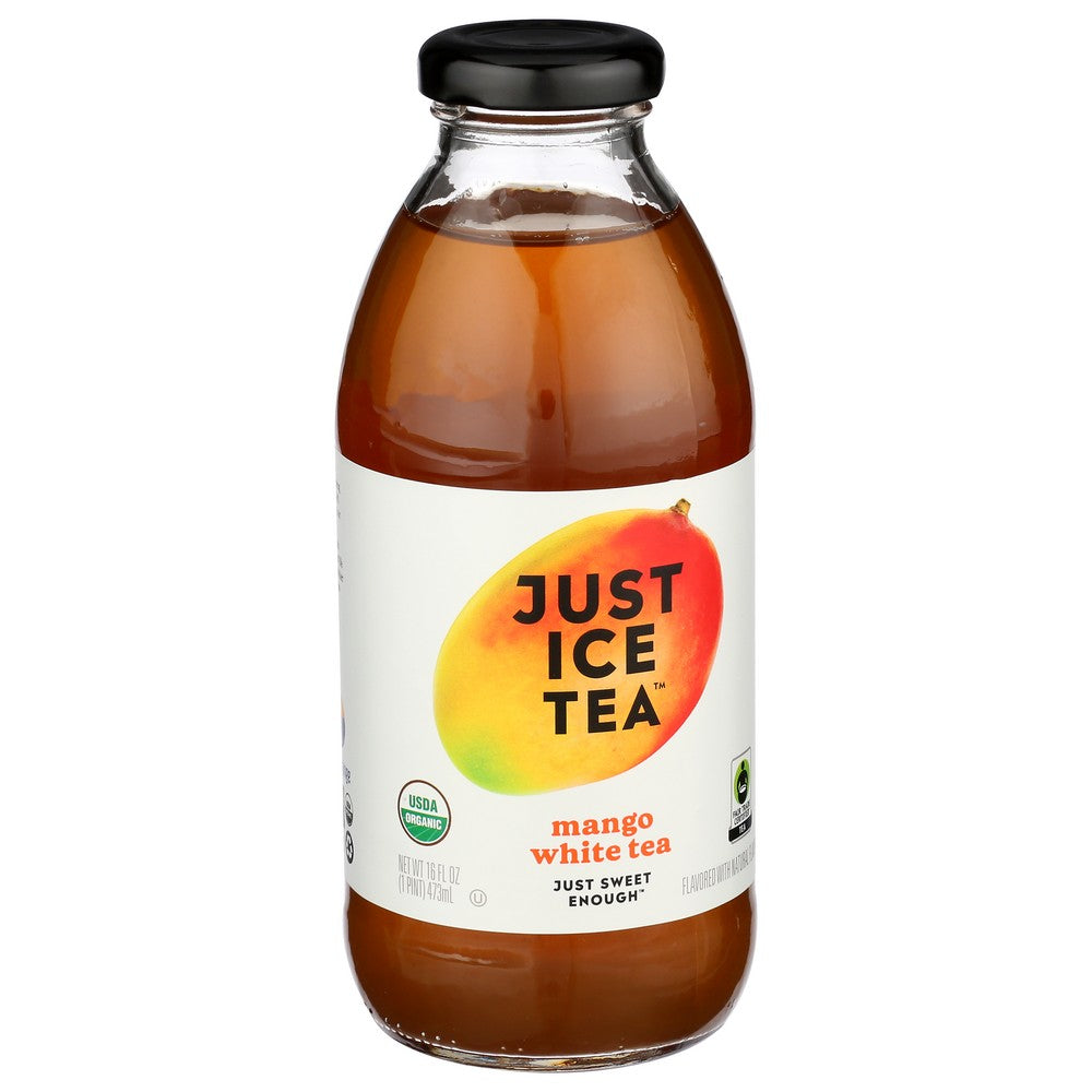 Just Ice Tea Tea Mng Wht Organic - 16 Fluid Ounce,  Case of 12