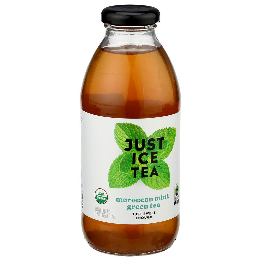 Just Ice Tea Tea Mor Mnt Organic - 16 Fluid Ounce,  Case of 12