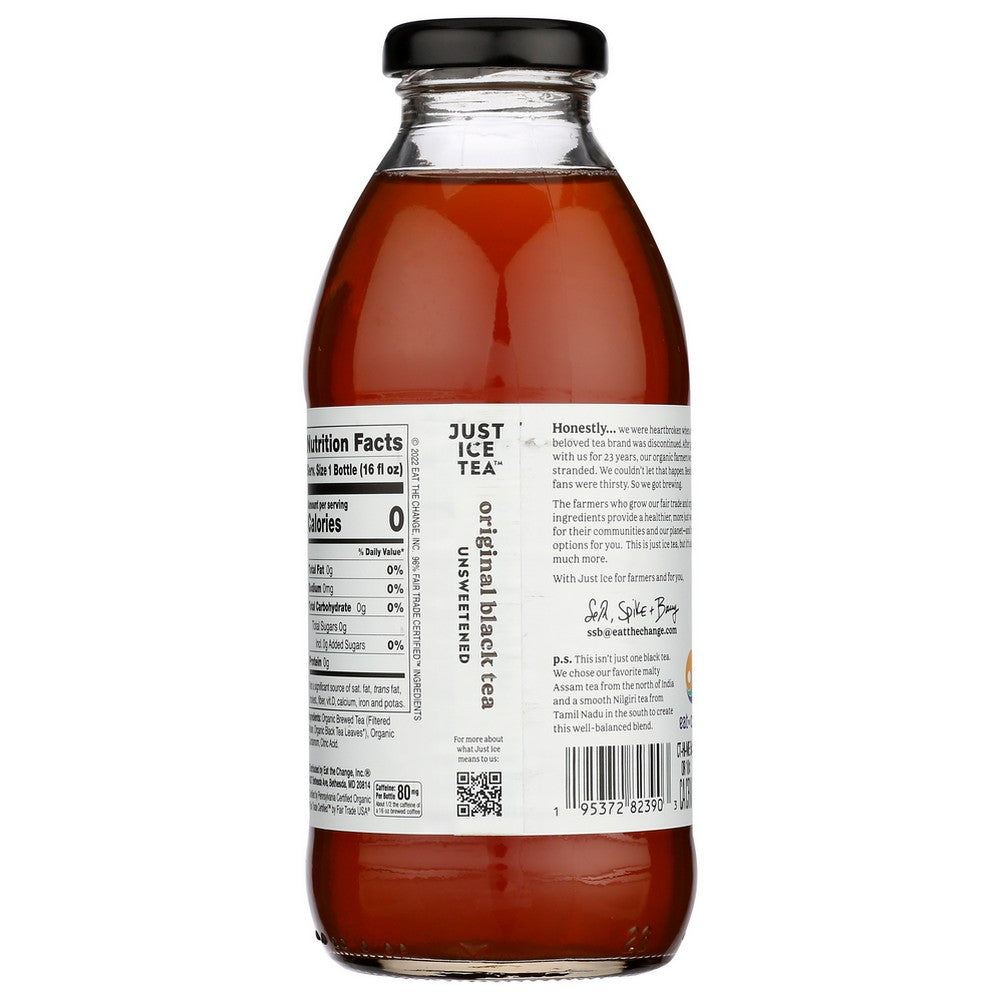 Just Ice Tea Tea Organicl Bl Organic - 16 Fluid Ounce,  Case of 12