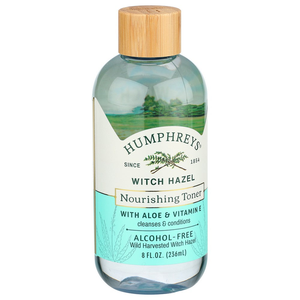 Humphreys® 81078, Fragrance Free & Alcohol Free Witch Hazel Facial Toner With Aloe. Humphreys Witch Hazel Alcohol-Free Toner - Nourish With Aloe 8 Oz. 8 Fluid Ounce,  Case of 1