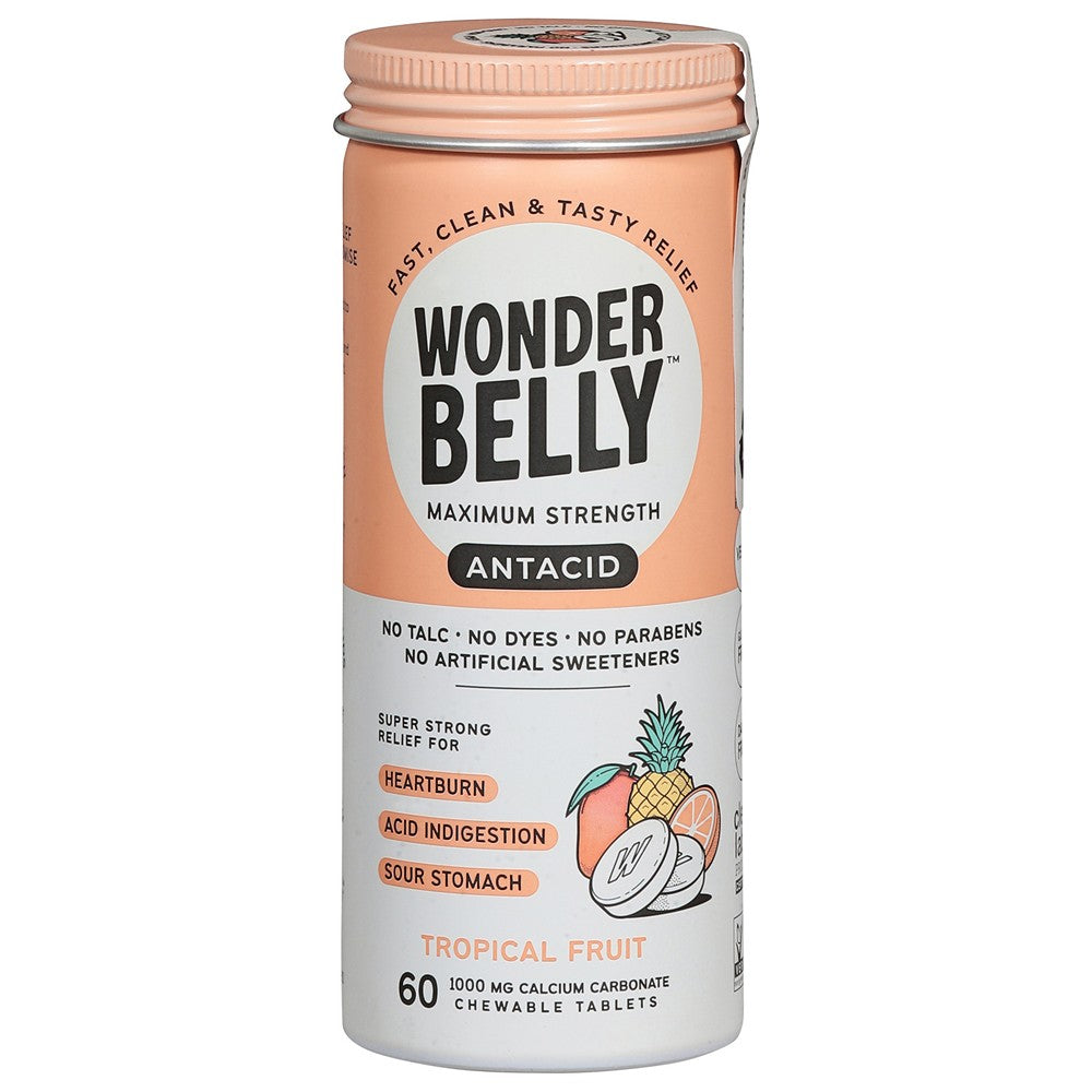 Wonder Belly - Chew Tab Tropical Frt - Case of 4-60 CT