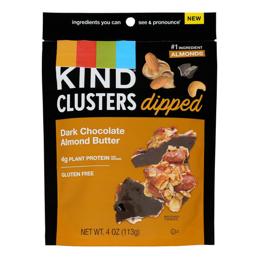 Kind - Clstr Dip Dkchoc Almond Butter - Case of 8-4 Ounce