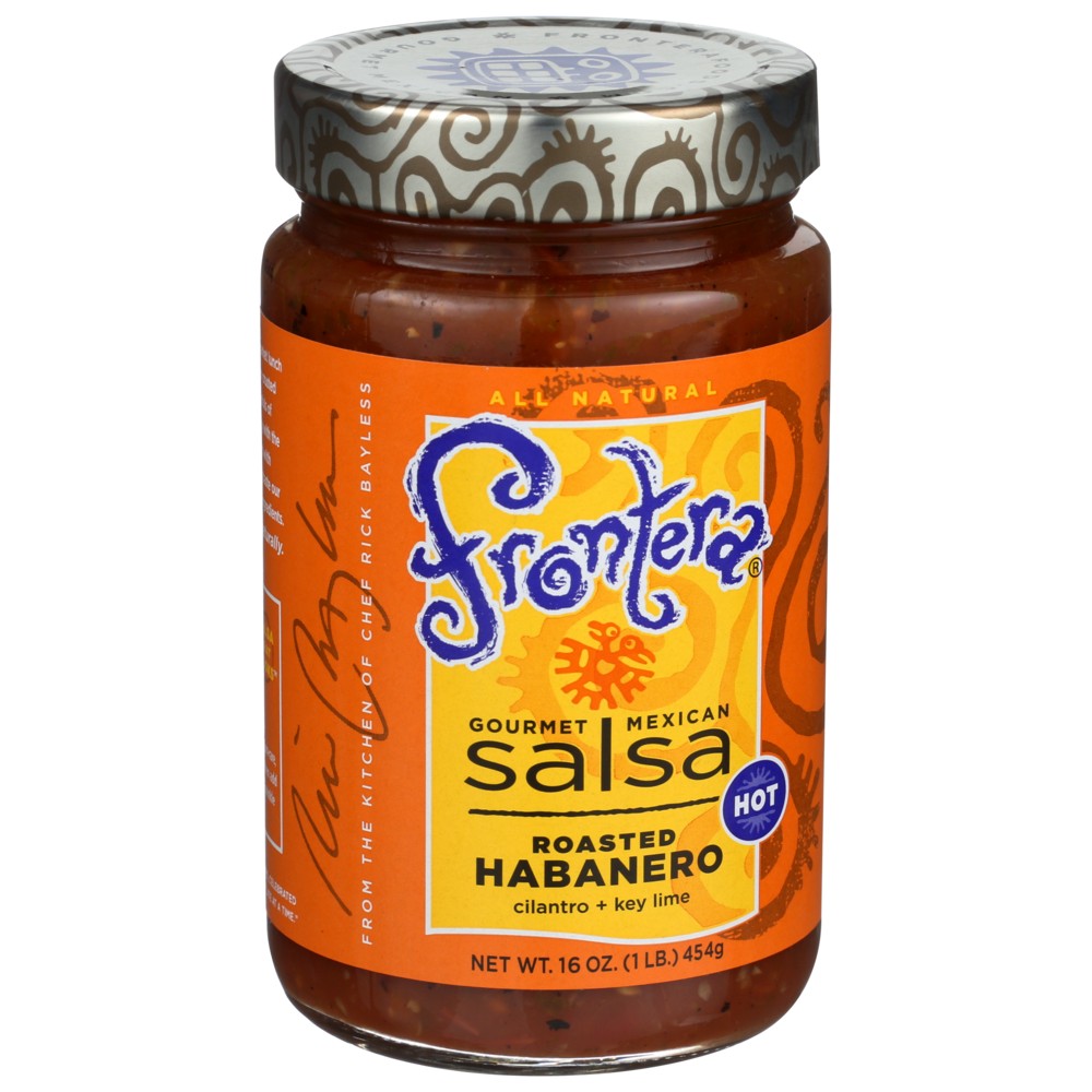 Frontera 10028, Frontera Gourmet Mexican Salsa, Hot, 16 Oz.,  Case of 6