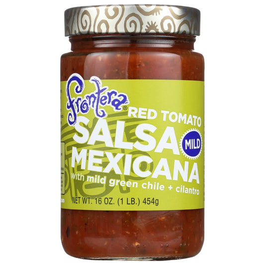 Frontera 10028, Frontera Red Tomato Salsa Mexicana, Mild, 16 Oz.,  Case of 6