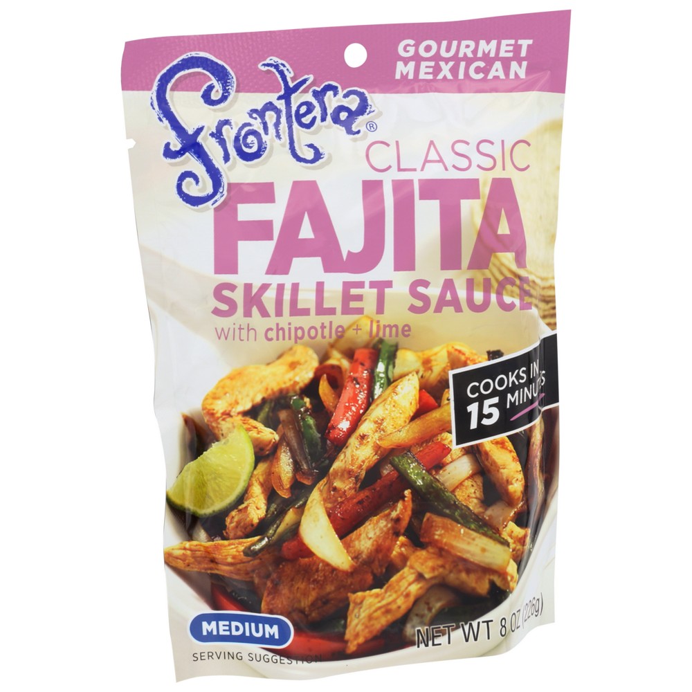 Frontera 10028, Frontera Classic Fajita Skillet Sauce, Medium, 8 Oz. ,  Case of 6