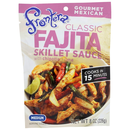 Frontera 10028, Frontera Classic Fajita Skillet Sauce, Medium, 8 Oz. ,  Case of 6