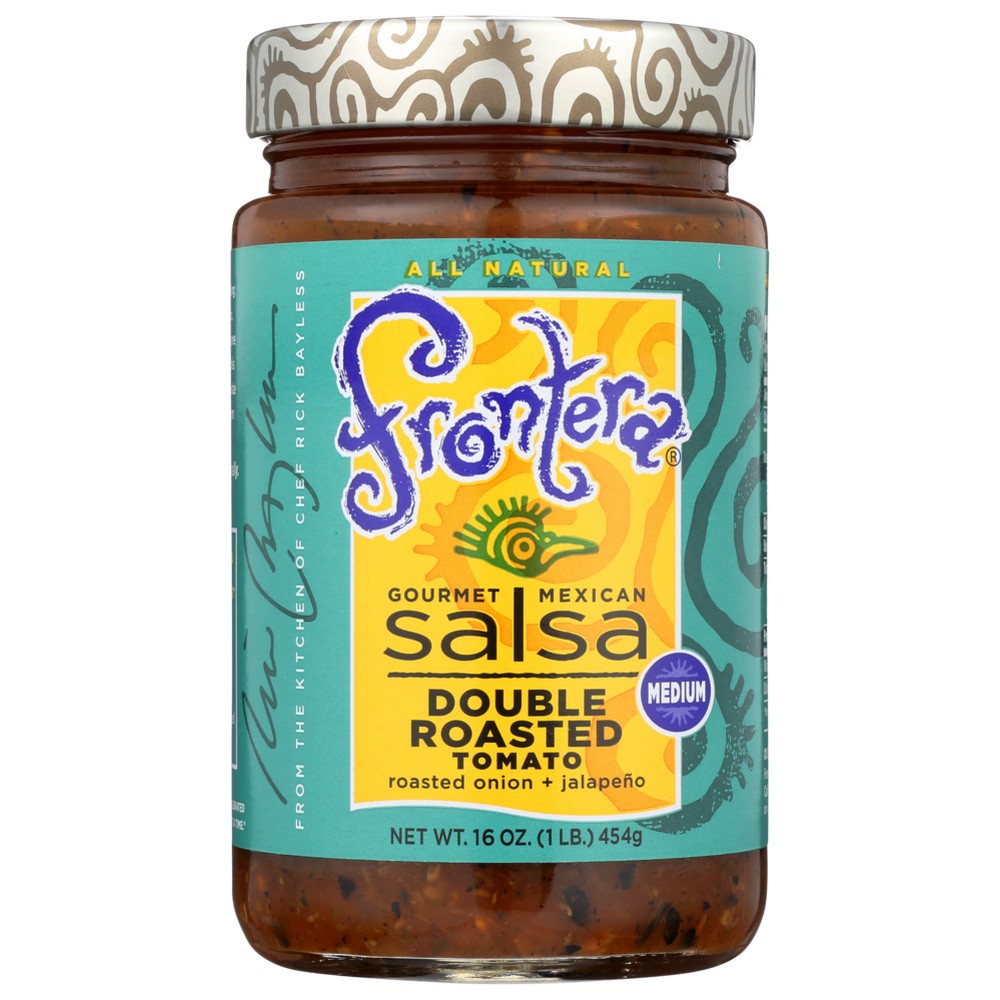 Frontera 10028, Frontera Gourmet Mexican Double Roasted Tomato Salsa, Medium, 16 Oz. ,  Case of 6