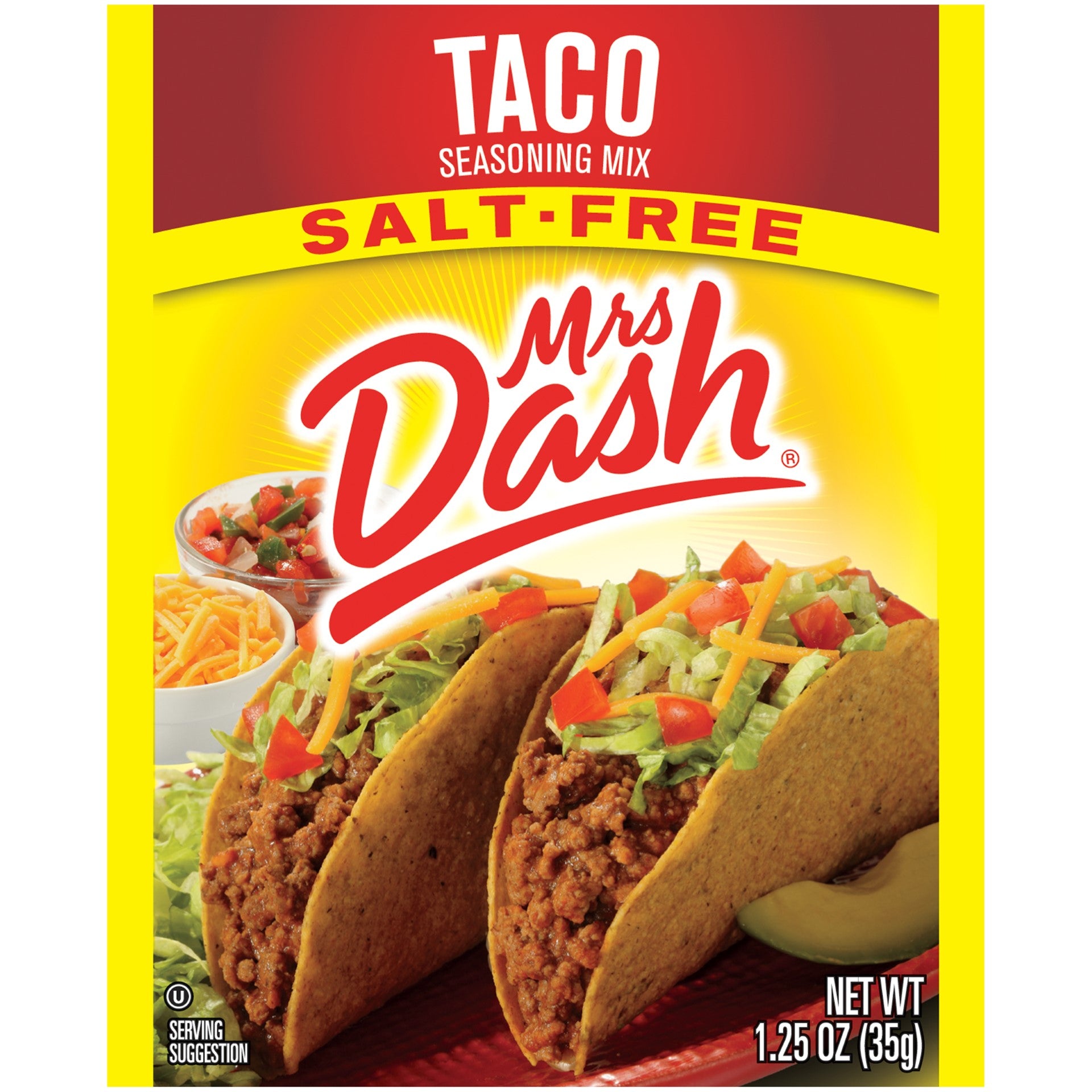 Taco Seasoning 1.25 Ounce Size - 12 Per Case