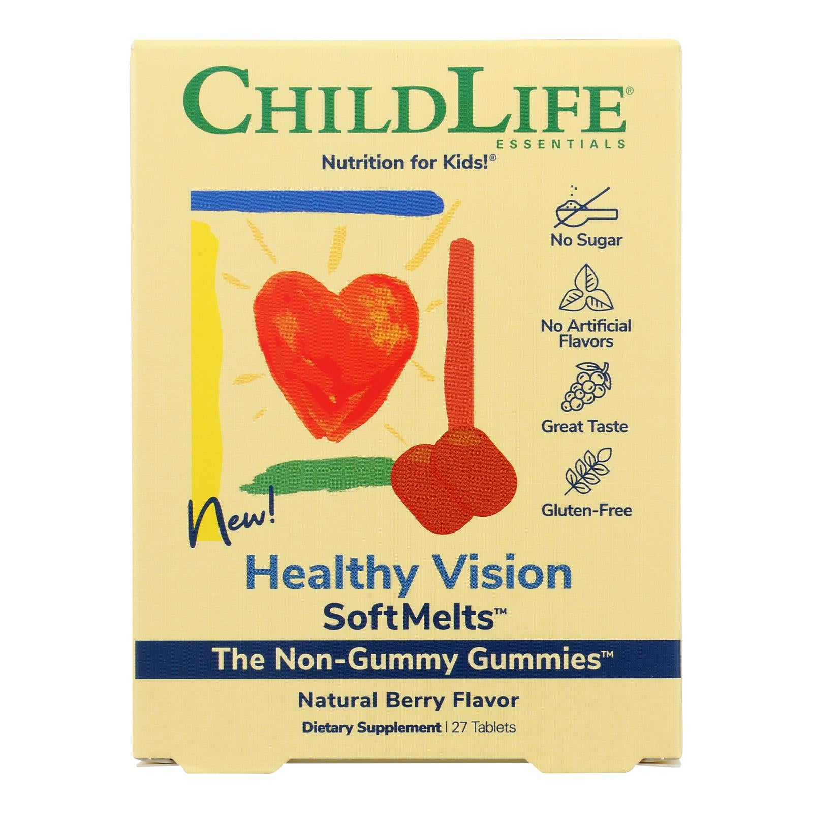 Childlife Essentials - Healthy Vision Soft Melts - 1 Each-27 Tablets