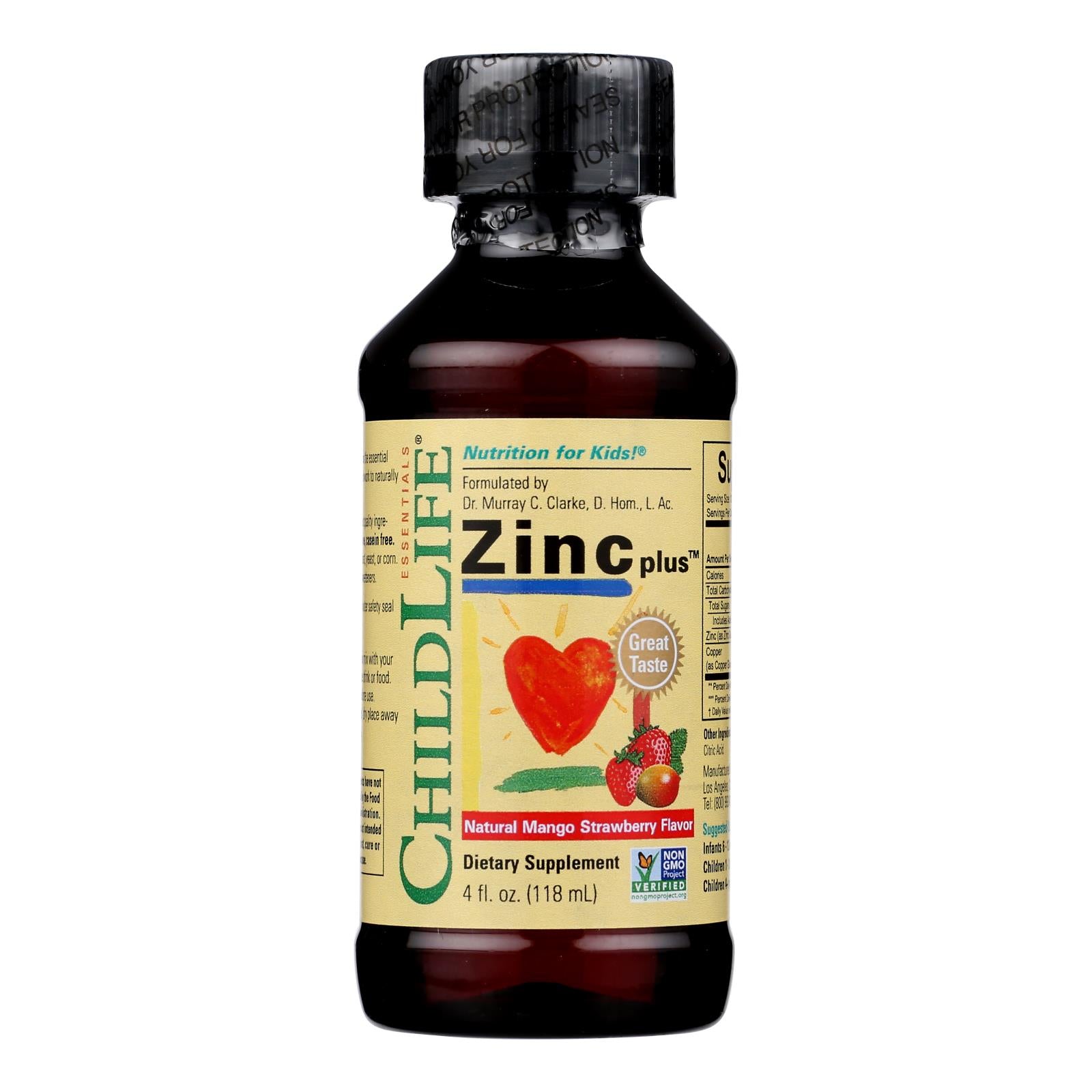 Childlife Essentials - Child Essntials Zinc Plus - 1 Each-4 Fluid Ounce