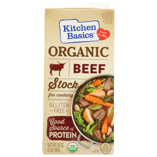 Kitchen Basics Stock Beef Organic - 32 Ounce,  Case of 12