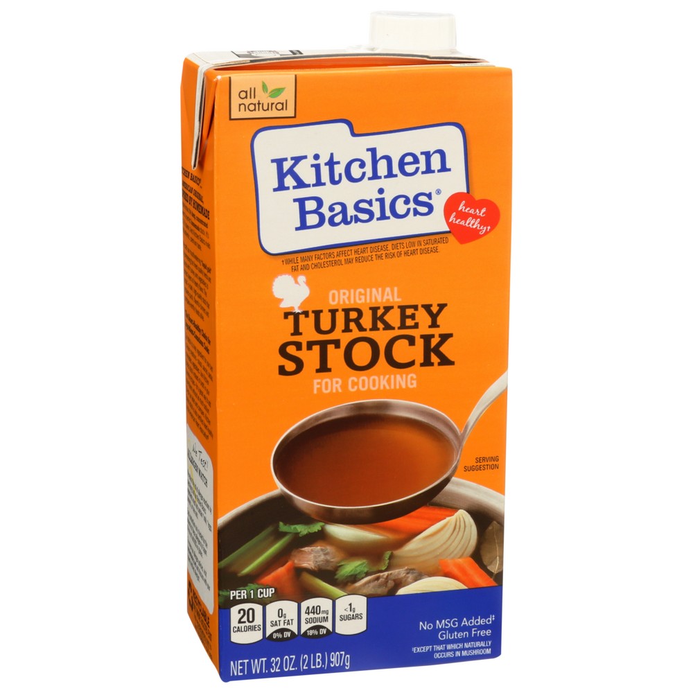 Kitchen Basics Stock Turkey Gf - 32 Ounce,  Case of 12