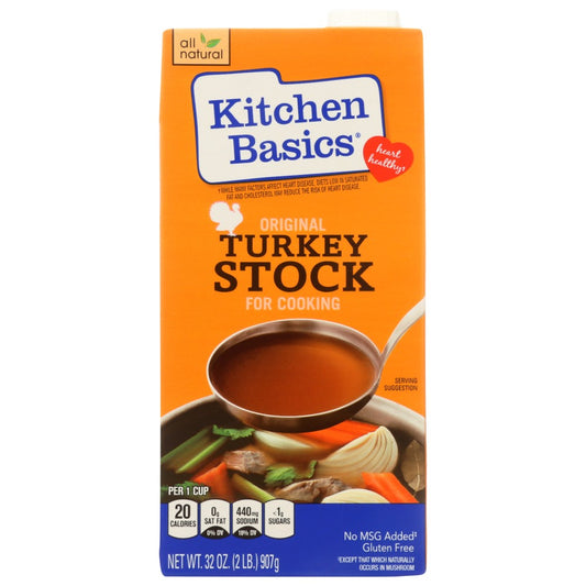 Kitchen Basics Stock Turkey Gf - 32 Ounce,  Case of 12