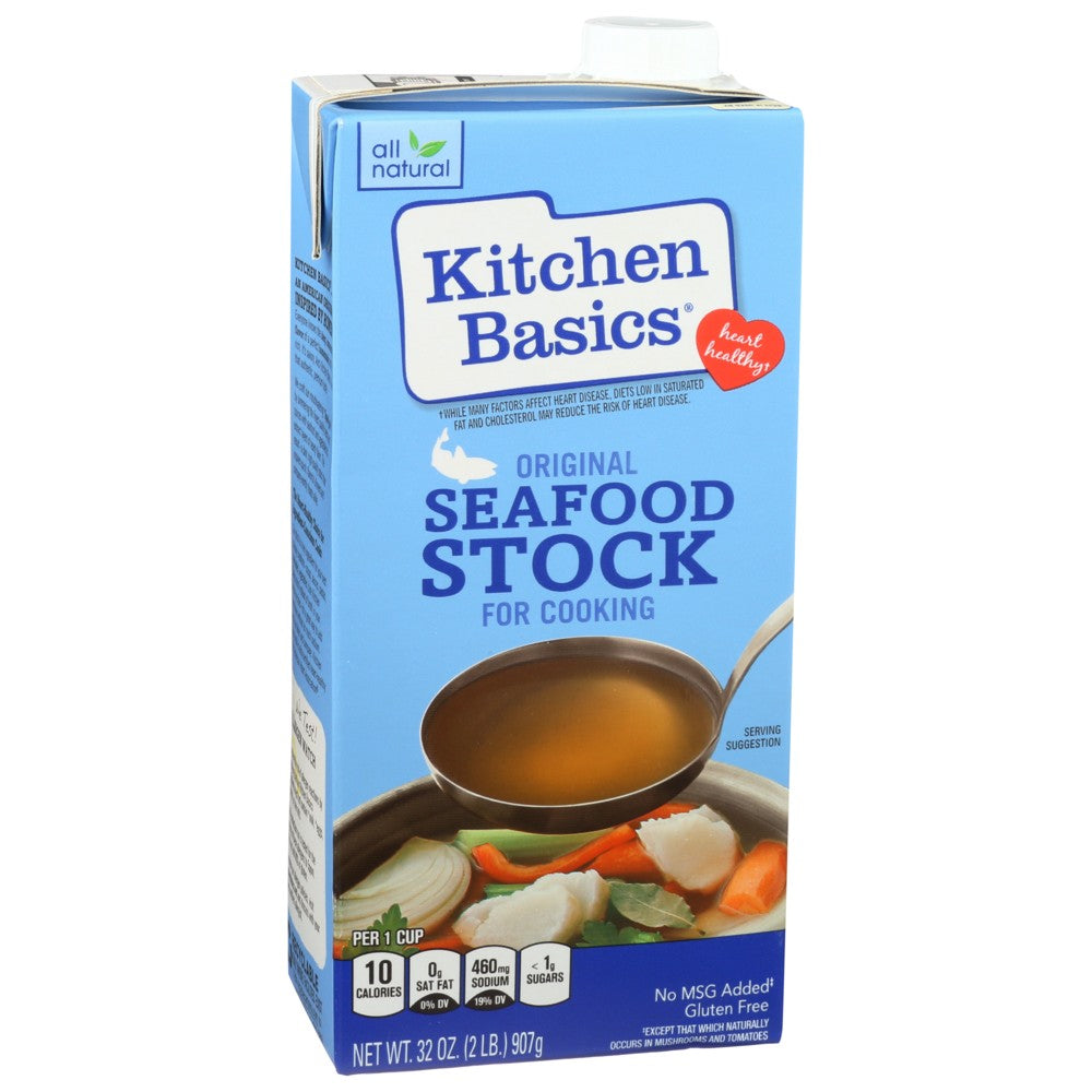 Kitchen Basics® 10028, Kitchen Basics Stock, Original Seafood, 32 Oz.,  Case of 12